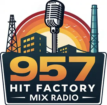957 Hit Factory Mix Radio Logo